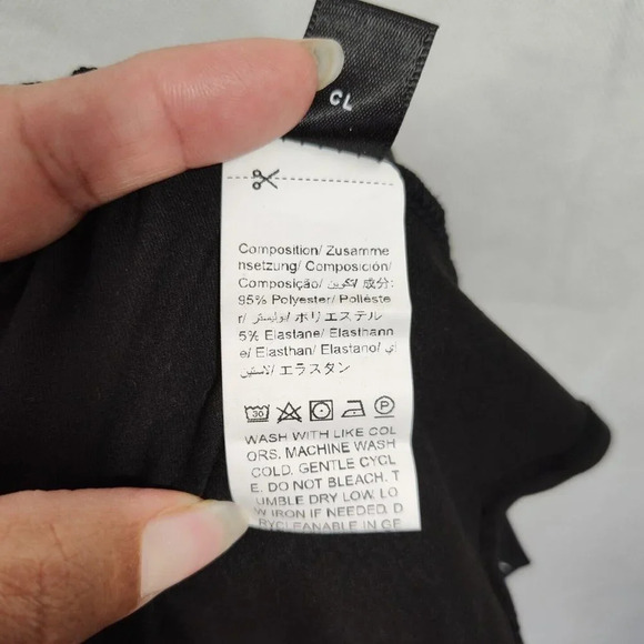 Shein Curve Black Pink Floral Peplum Top Vneck Women Plus Size 0XL Short Sleeve - Picture 6 of 7